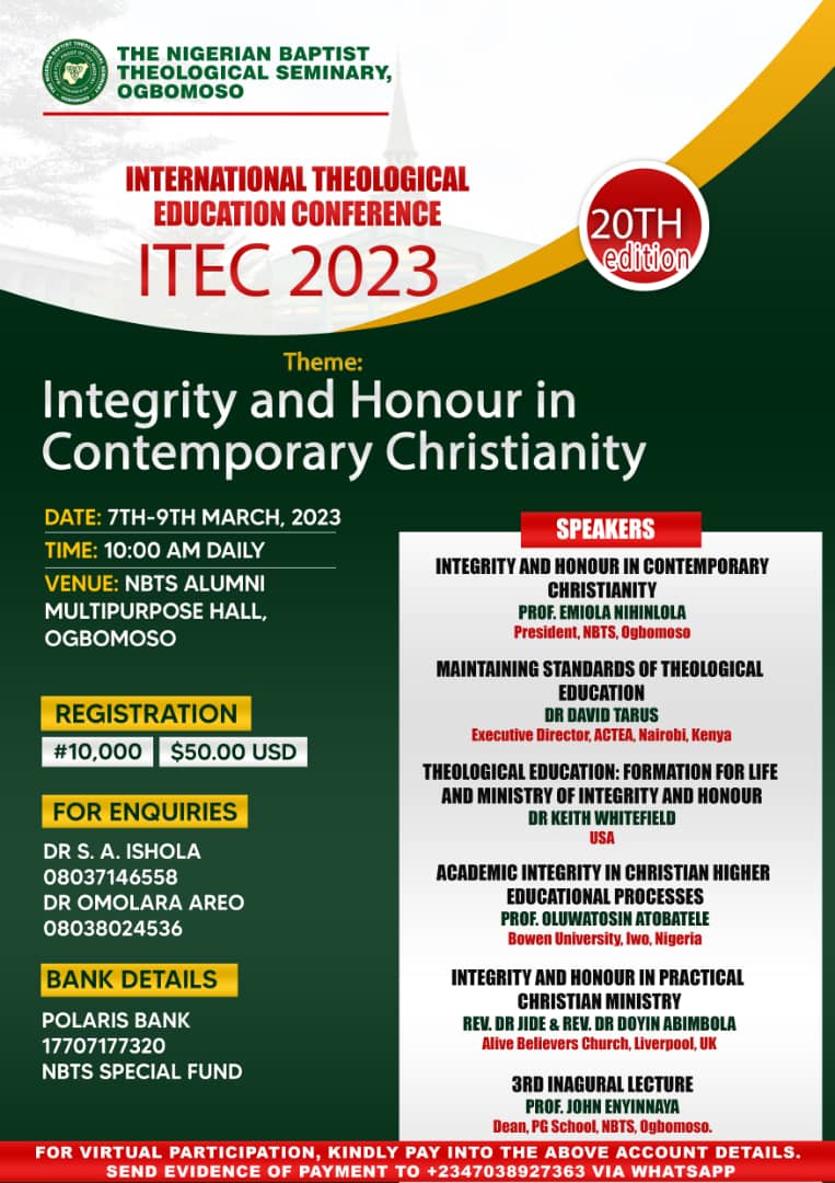 International Theological Education Conference