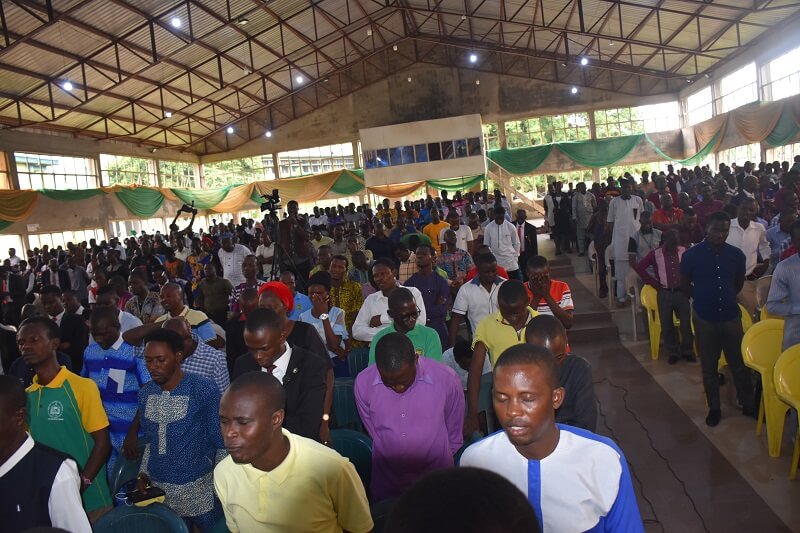 Congregation at the NBTS revival