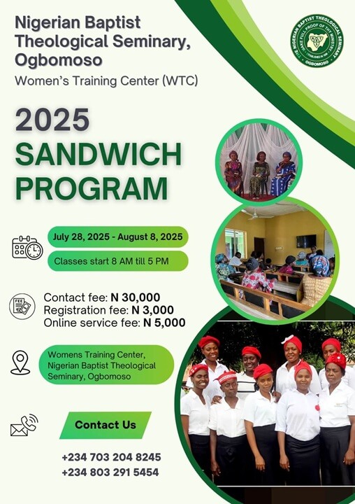 2025 NBTS WTC Sandwich Program.